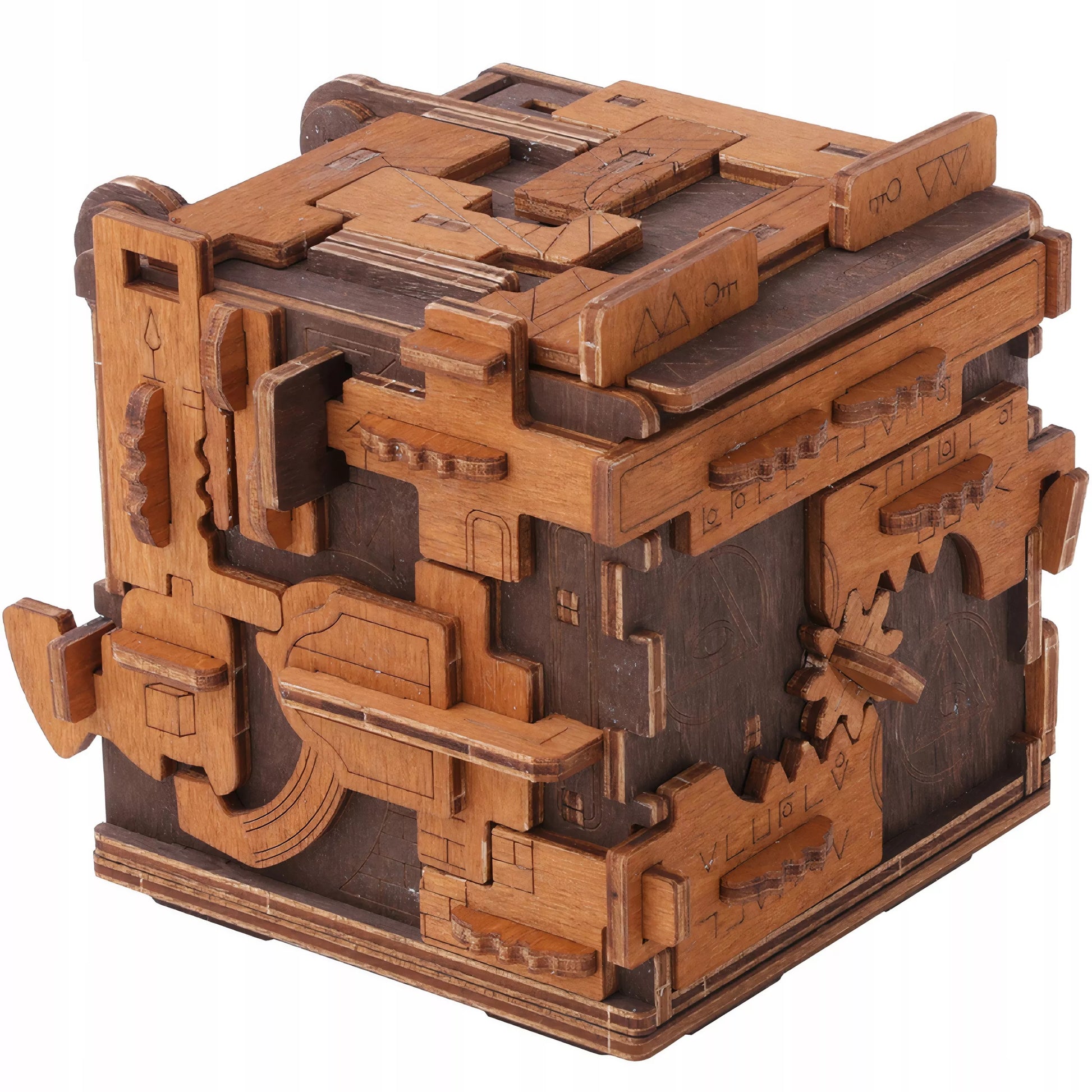 Galvosūkis Escape Room Medinė Dėžutė 3D Dėlionė