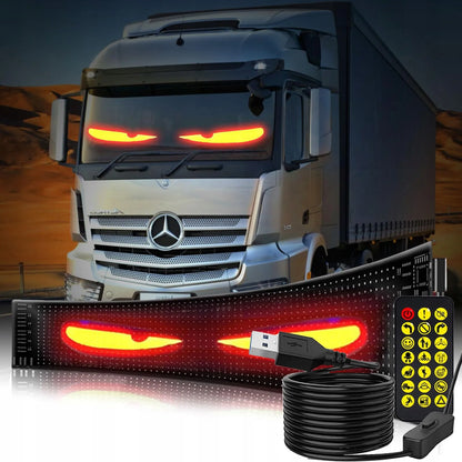 Automobilinė LED juosta „Velnio akys“ sunkvežimiui TIR