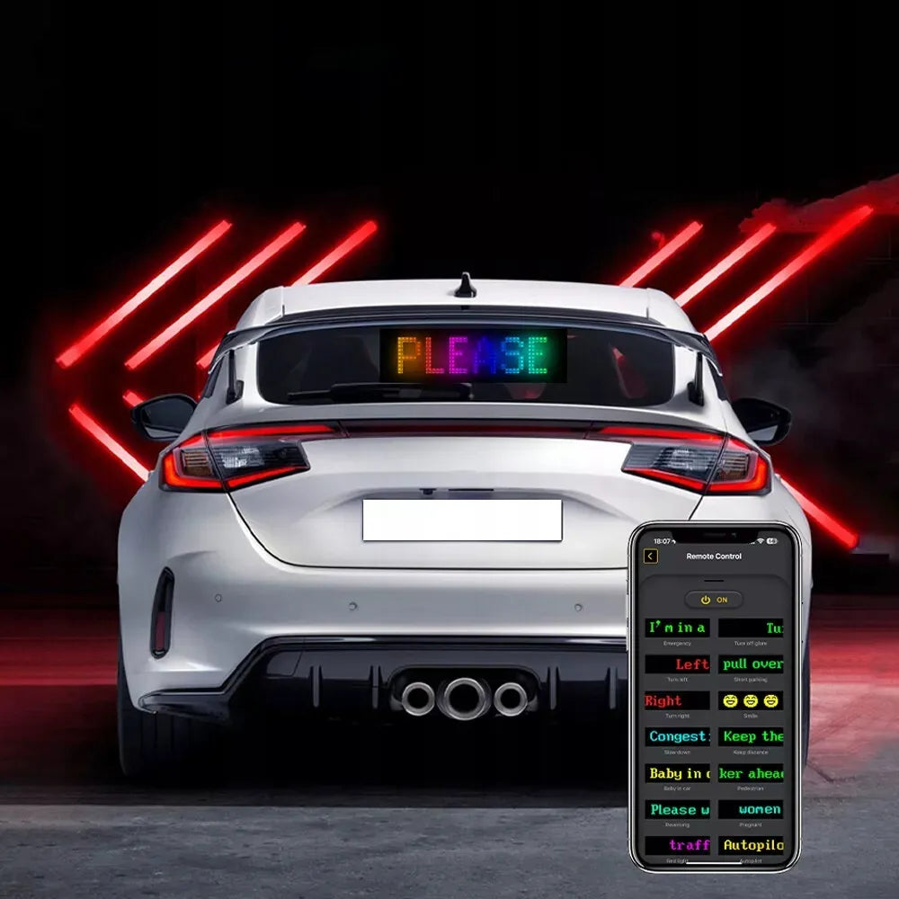 Automobilinė LED juosta „Velnio akys“ sunkvežimiui TIR