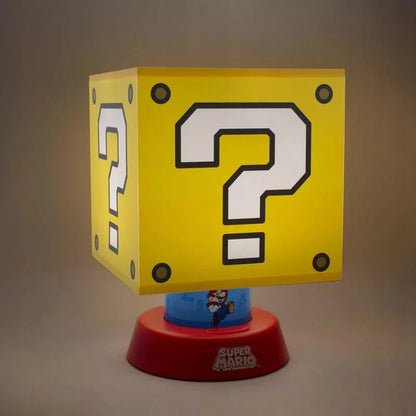 Naktinė lemputė su gaubtu Question Block - Super Mario Bros vaikams