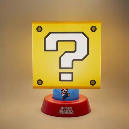 Naktinė lemputė su gaubtu Question Block - Super Mario Bros vaikams