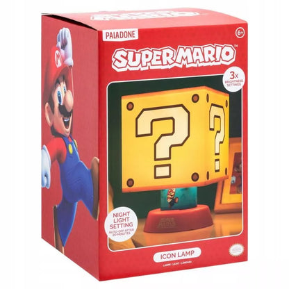 Naktinė lemputė su gaubtu Question Block - Super Mario Bros vaikams