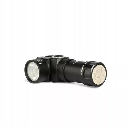 LED taktinis įkraunamas žibintuvėlis IP66 10W 600lm 5000K Nešiojamas USB-C
