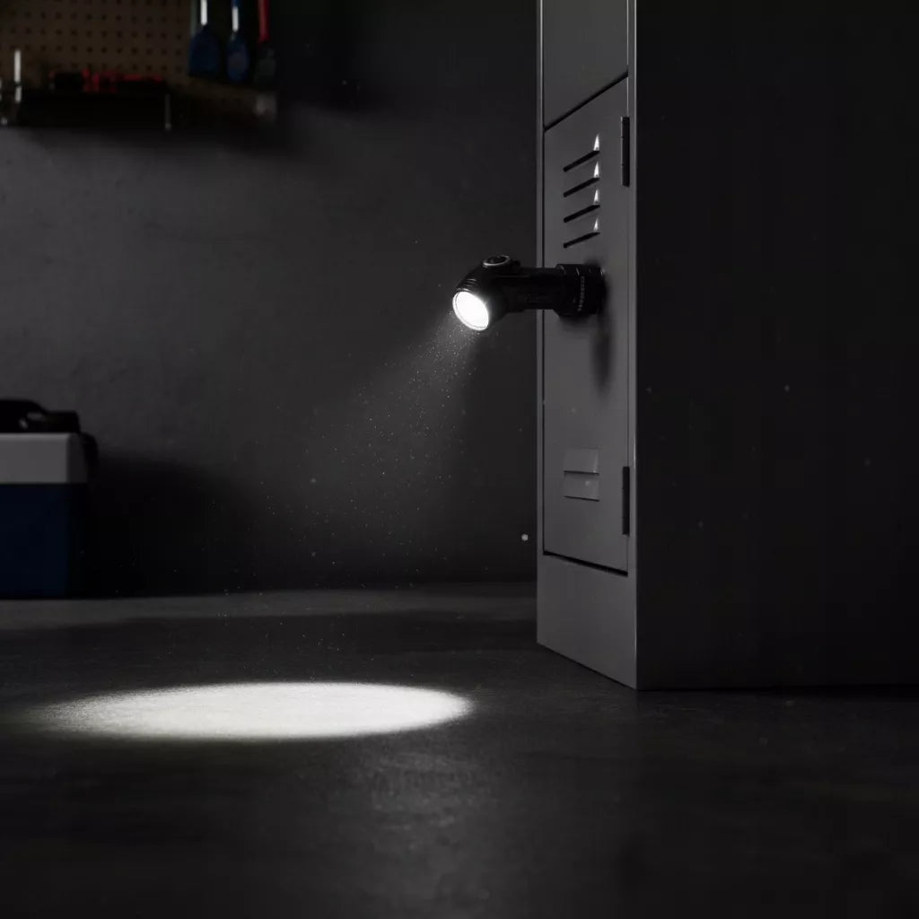 LED taktinis įkraunamas žibintuvėlis IP66 10W 600lm 5000K Nešiojamas USB-C