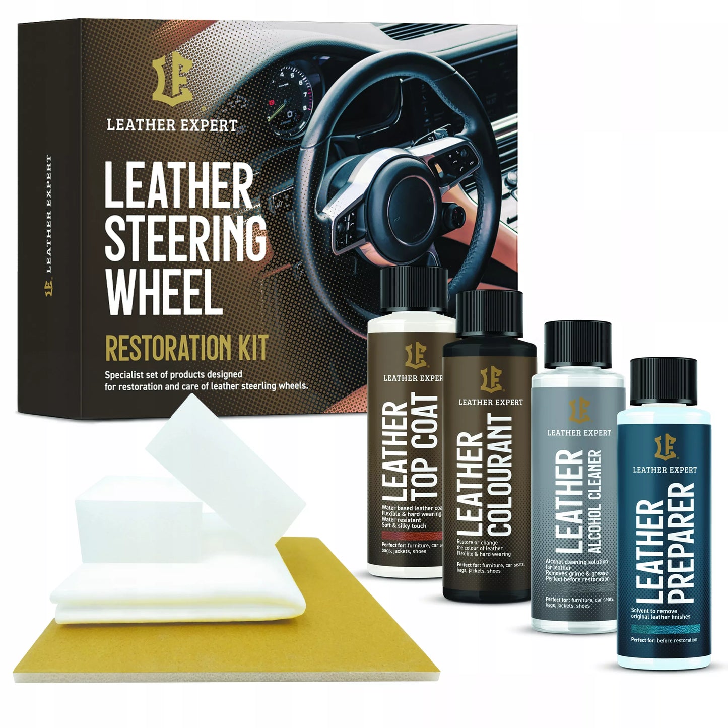 Vairuoklės odos atnaujinimas Leather Expert 4x50ml