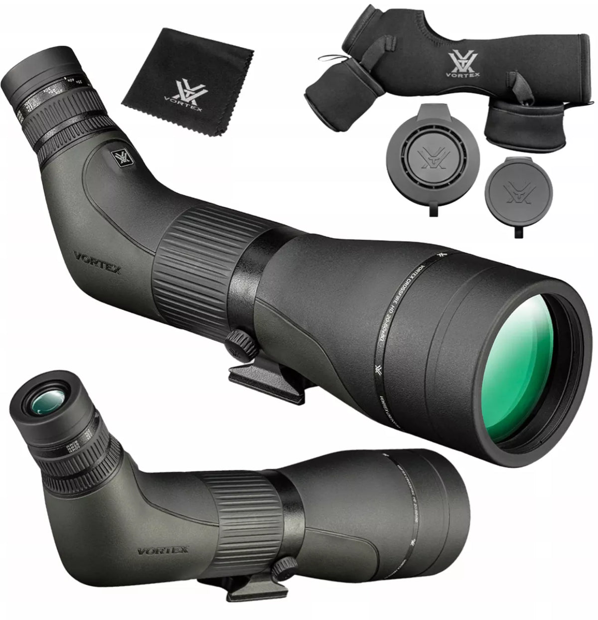 Vortex Crossfire HD kampinis stebėjimo teleskopas 20–60×80 su rinkiniu