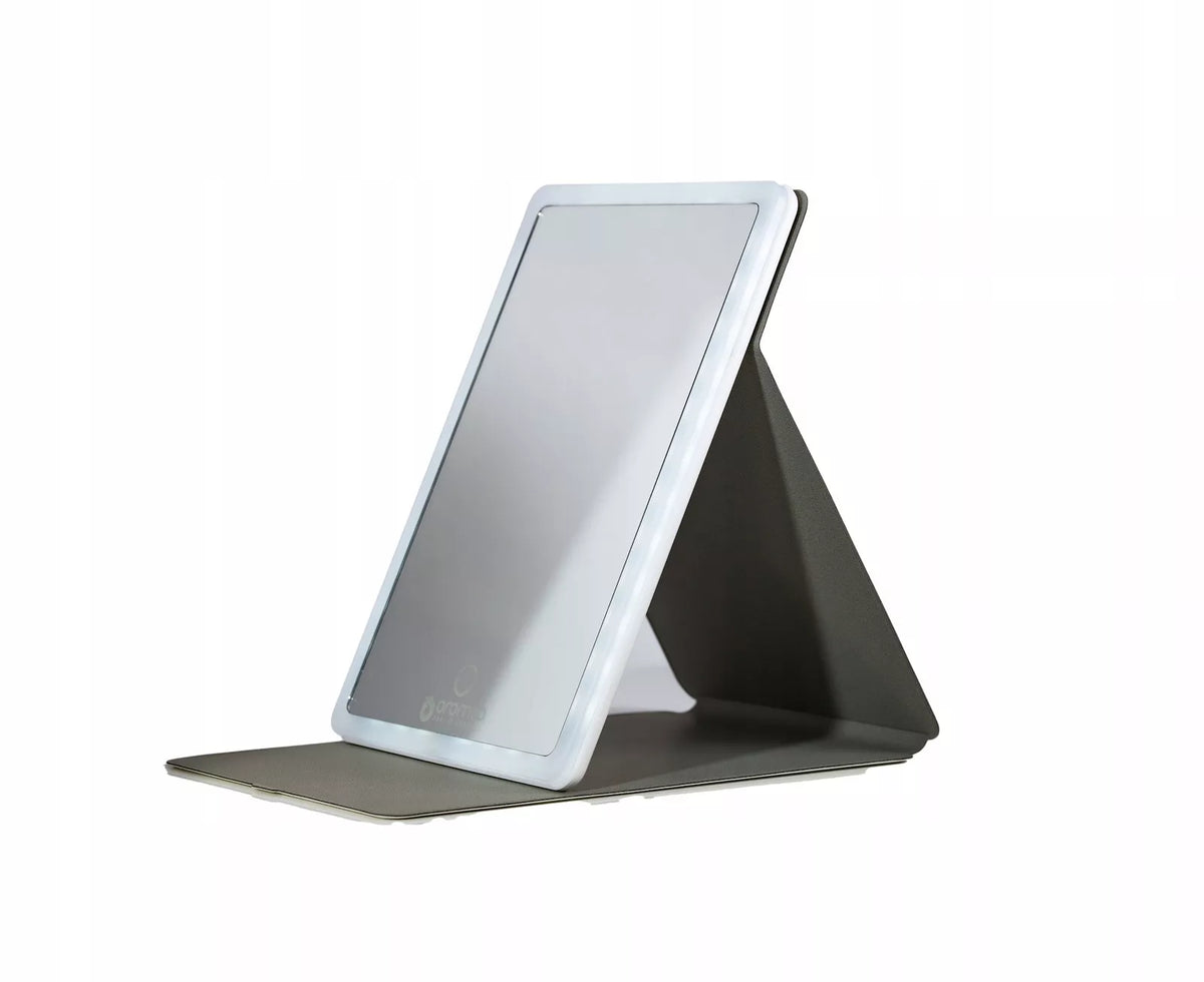 Kosmetinis makiažo veidrodis LED Oro-Mirror LED X2 su pašvietimu, pastatomas