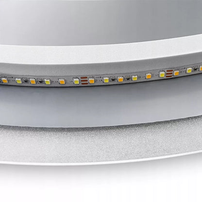 Vonios veidrodis 60 cm su LED apšvietimu, apsauga nuo rasojimo, „Bluetooth“ garsiakalbis