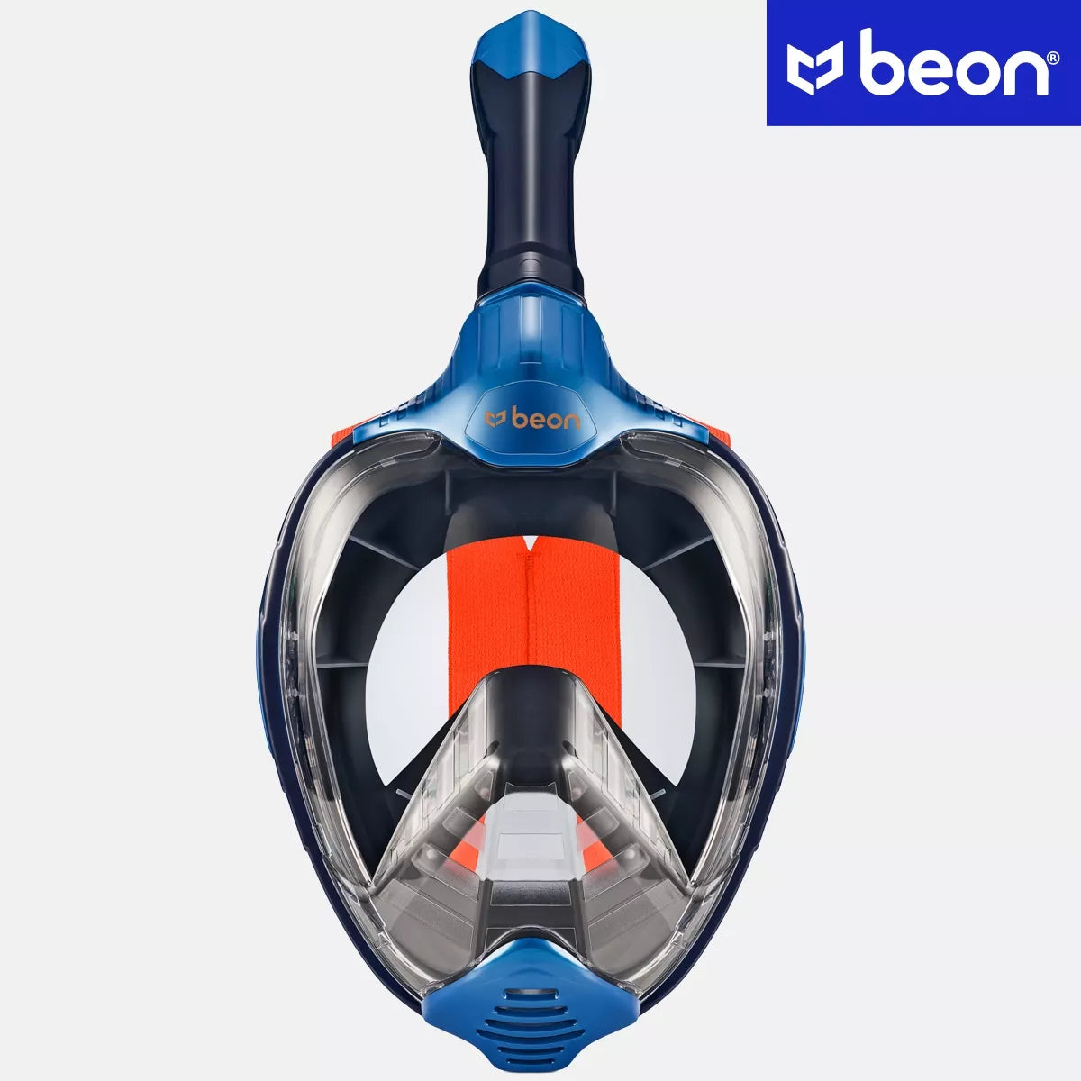 Beon Pro G2 pilno veido nardymo kaukė snorkelinimui L/XL - mėlyna