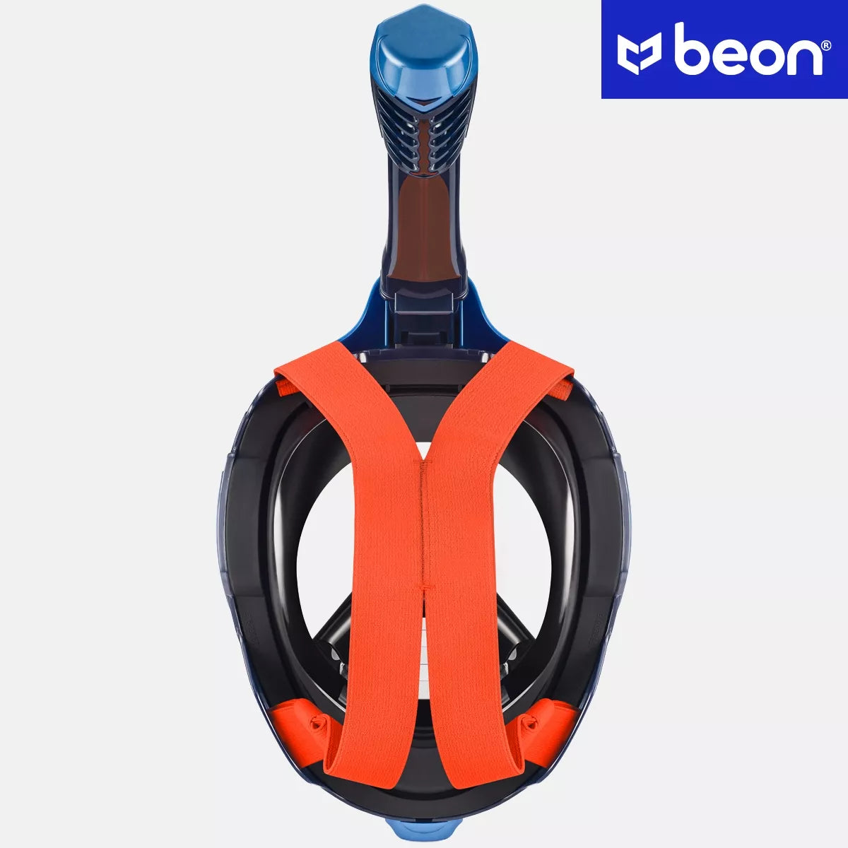 Beon Pro G2 pilno veido nardymo kaukė snorkelinimui L/XL - mėlyna