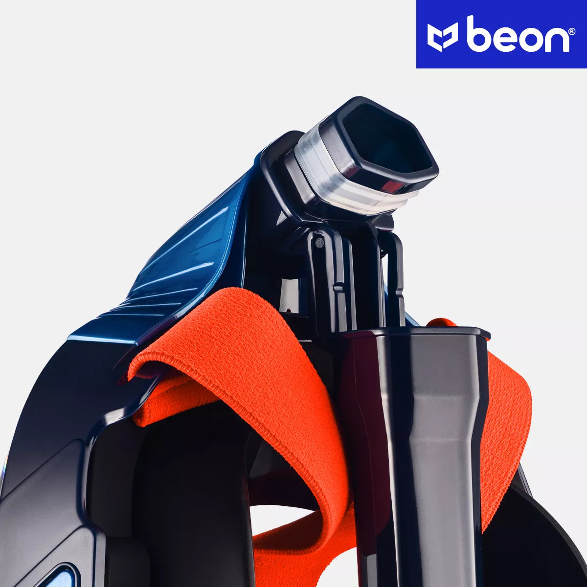 Beon Pro G2 pilno veido nardymo kaukė snorkelinimui L/XL - mėlyna