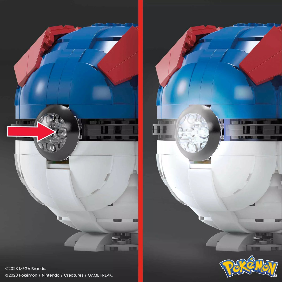 Mega Bloks Pokémon – didelis Poké Ball žaislas