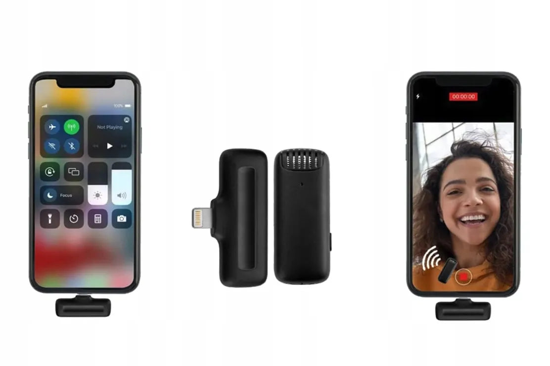 Belaidis atlapo mikrofonas „Spreest J13 1T1R“ USB-C telefonams ir „Android“