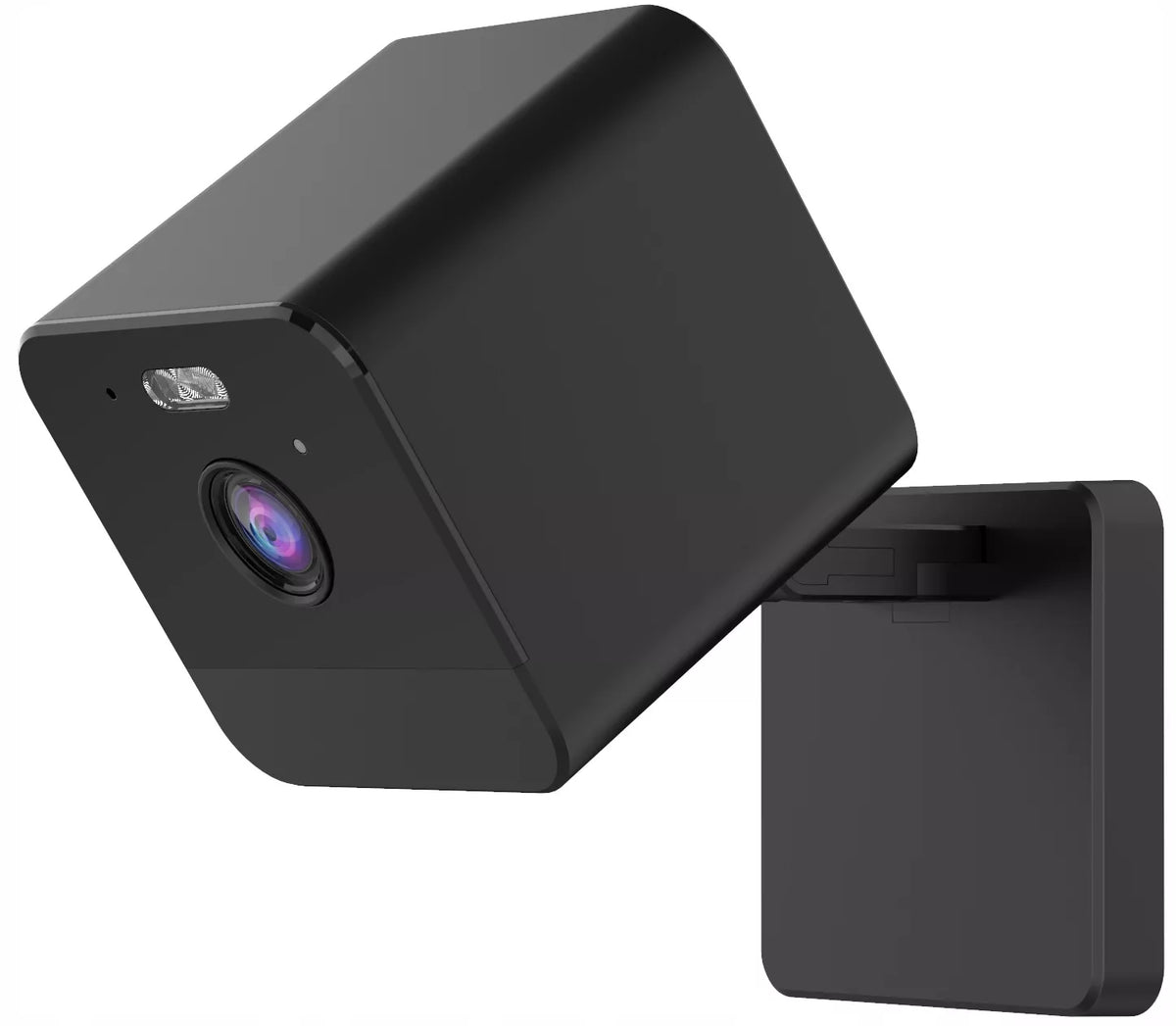 Juoda mini WiFi IP kamera 3 MPx Full HD, šnipinė