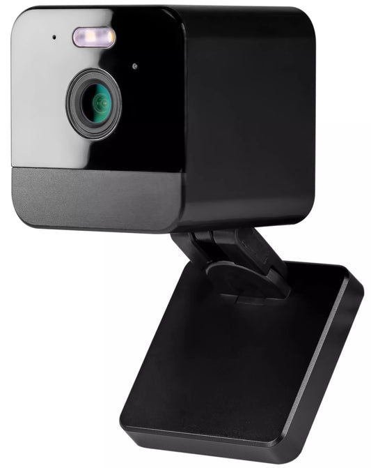 Juoda mini WiFi IP kamera 3 MPx Full HD, šnipinė
