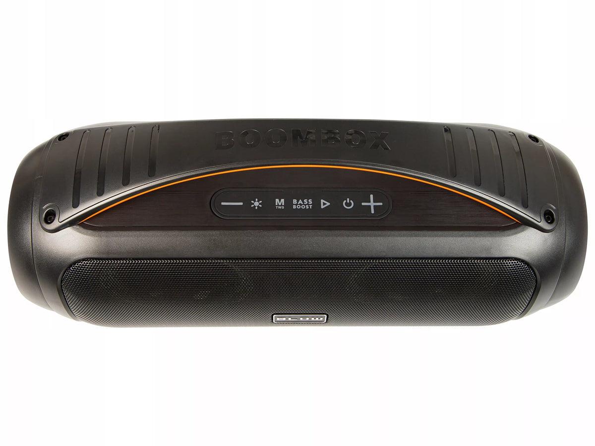 Galingas Bluetooth garsiakalbis Nešiojamas Boombox su mikrofonu, nuotolinio valdymo pulteliu, USB, SD, FM, KARAOKE