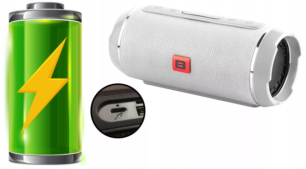 Galingas Bluetooth garsiakalbis USB SD Nešiojamas Belaidis Radijas Boombox