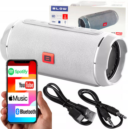 Galingas Bluetooth garsiakalbis USB SD Nešiojamas Belaidis Radijas Boombox