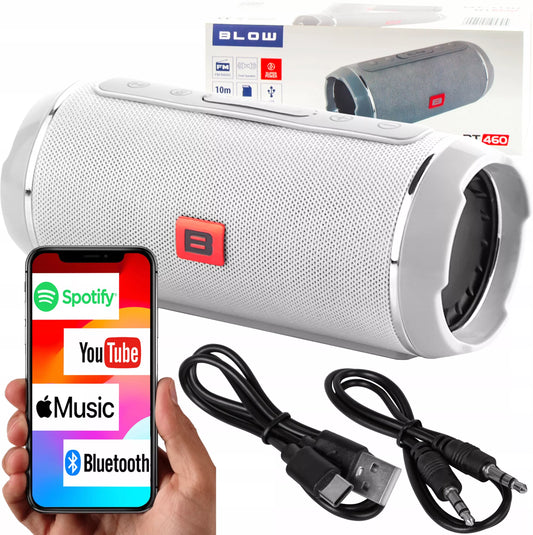 Galingas Bluetooth garsiakalbis USB SD Nešiojamas Belaidis Radijas Boombox