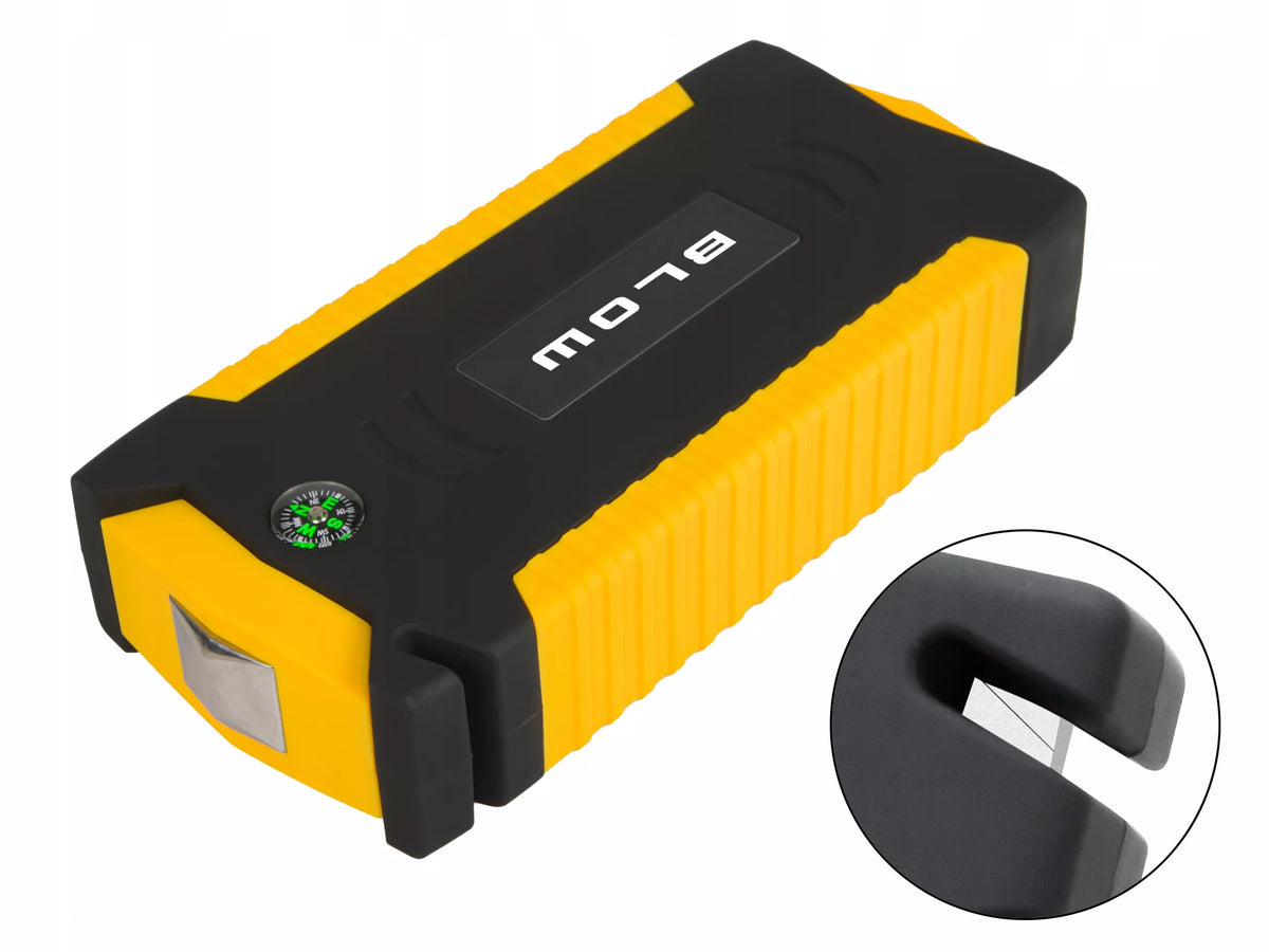 Galingas Powerbank Starteris Boosteris su Kabeliais, Žibintuvėlis, Rinkinys 16800mAh