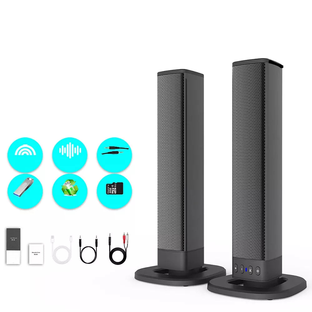 Galingos Bluetooth kolonėlės – su USB, namų kinas