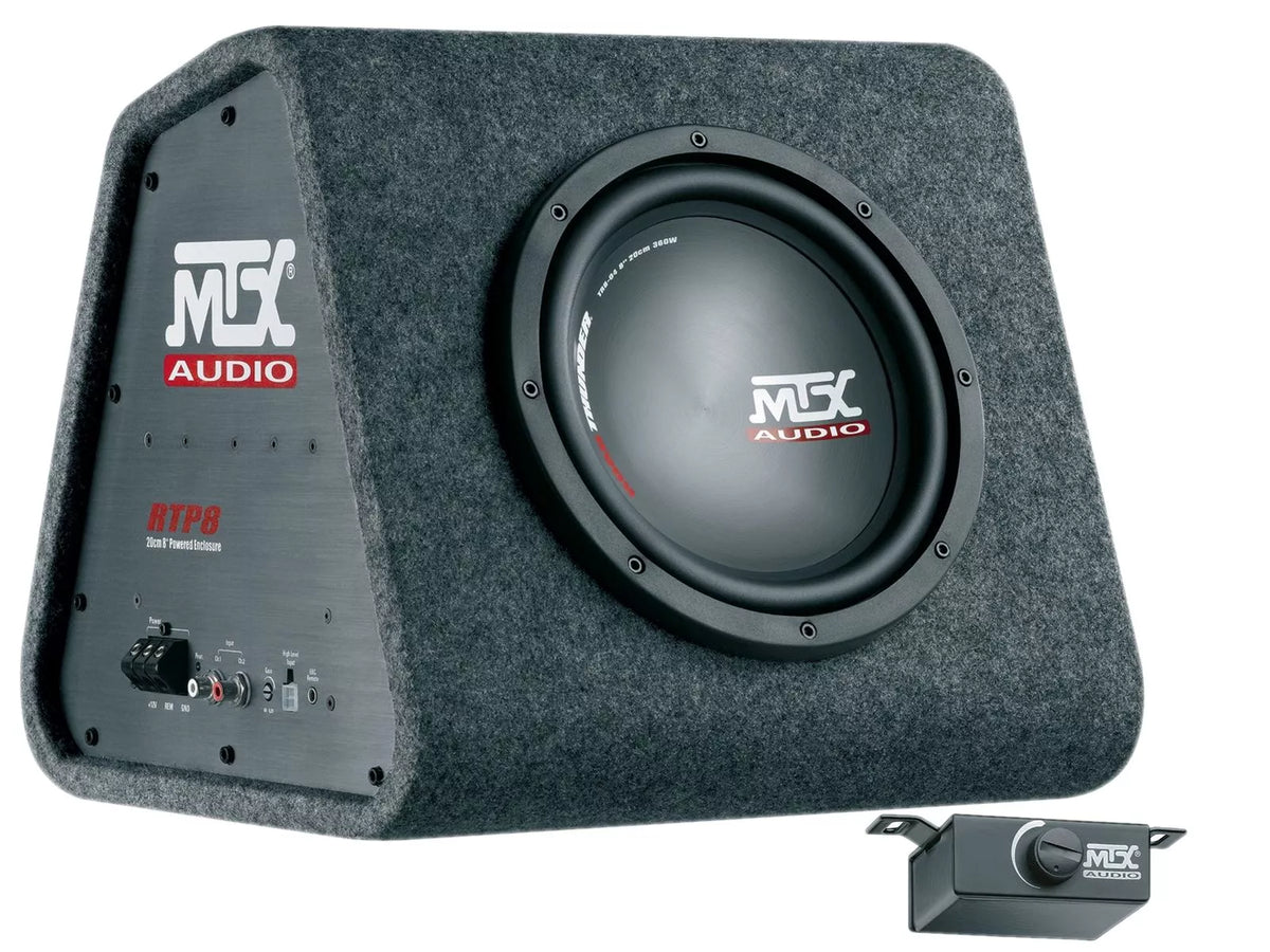 MTX Audio 20 cm aktyvus subwoofer – 360 W