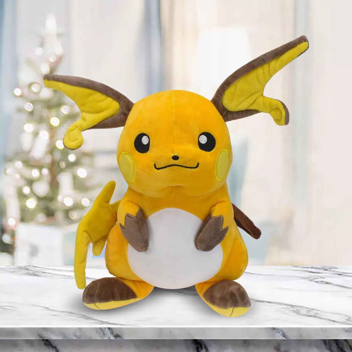 Pliušinis žaislas RAICHU POKEMON GO, Pliušinis žaislas Pikachu, 32-35 cm