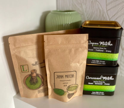 Matcha iš Japonijos Tikra Japoniška Žalioji Arbata Tradicinis 1 ir 2 derlius