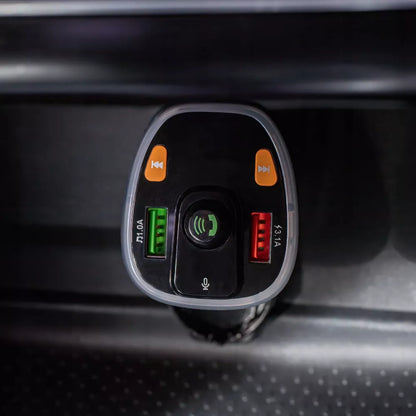 FM Bluetooth siųstuvas MXFT-03, juodas