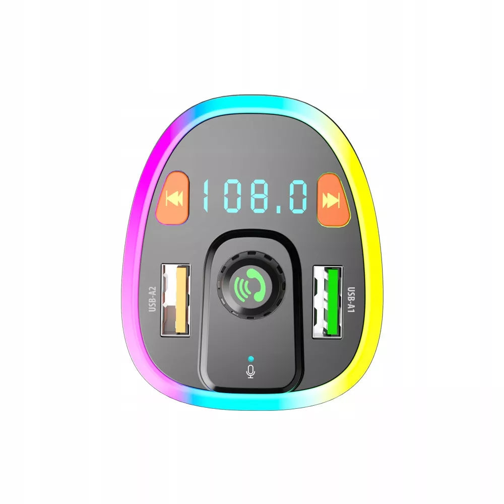 Maxlife FM Bluetooth siųstuvas MXFT-03, juodas