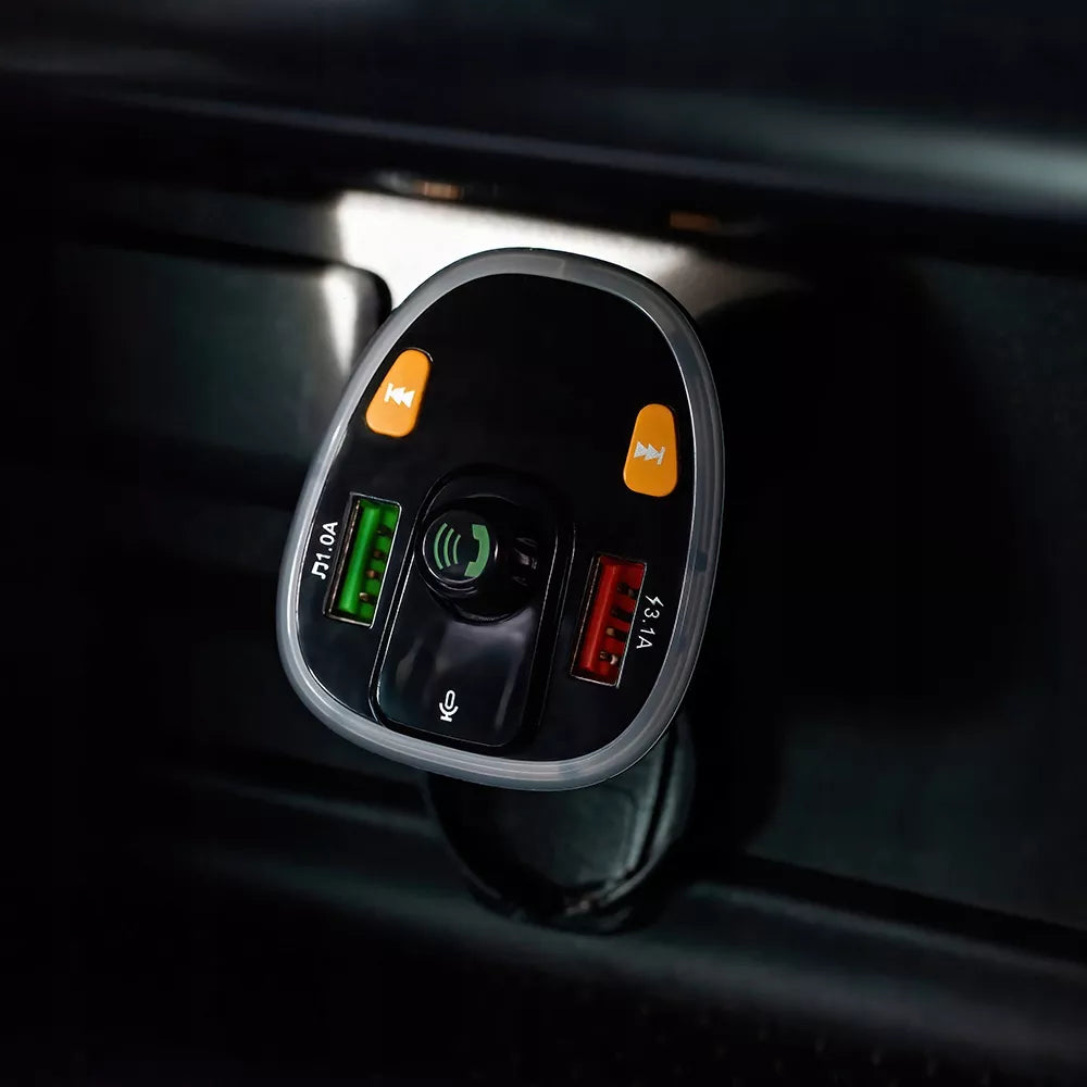 FM Bluetooth siųstuvas MXFT-03, juodas