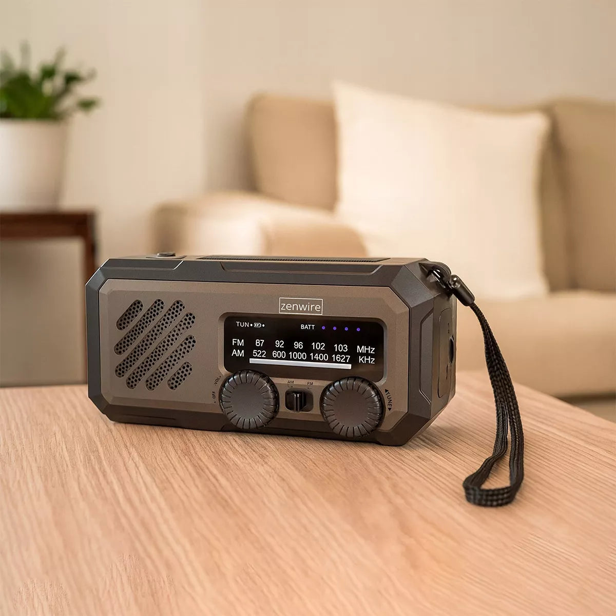 Mini nešiojamas saulės energijos radijas, avarinis statybinis su švaistikliu, baterijomis, „Powerbank“