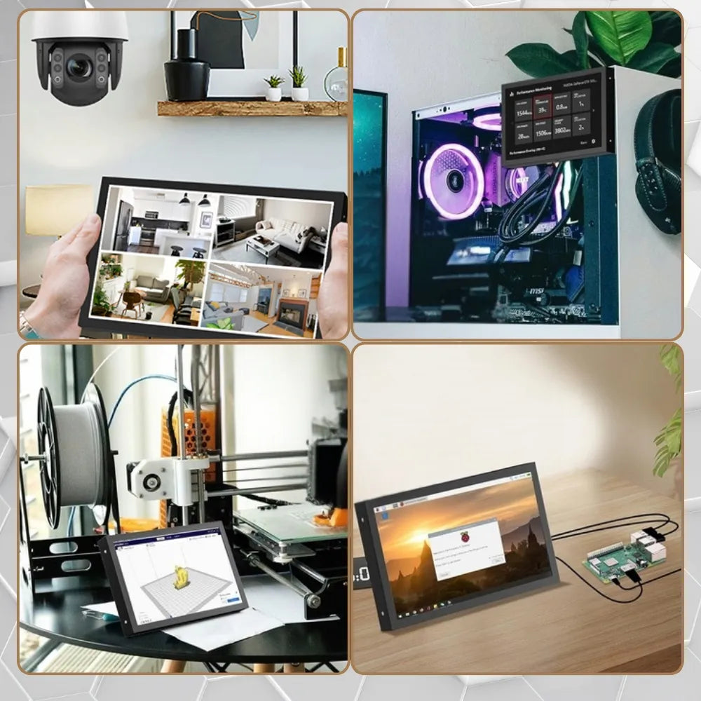 Monitor LCD Surix SX-LCD-7CAL 7" 1024 x 600 px IPS / PLS