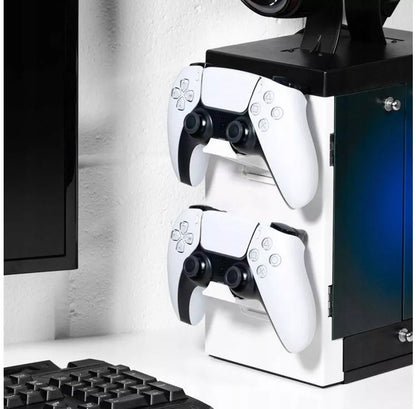 PS5 stovas / pagrindas – 4 padėklams, 10 žaidimams, 1 ausinėms