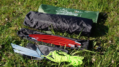 Vieno asmens palapinė AlpenTent Solo1 – Bivi norka, 1 kg