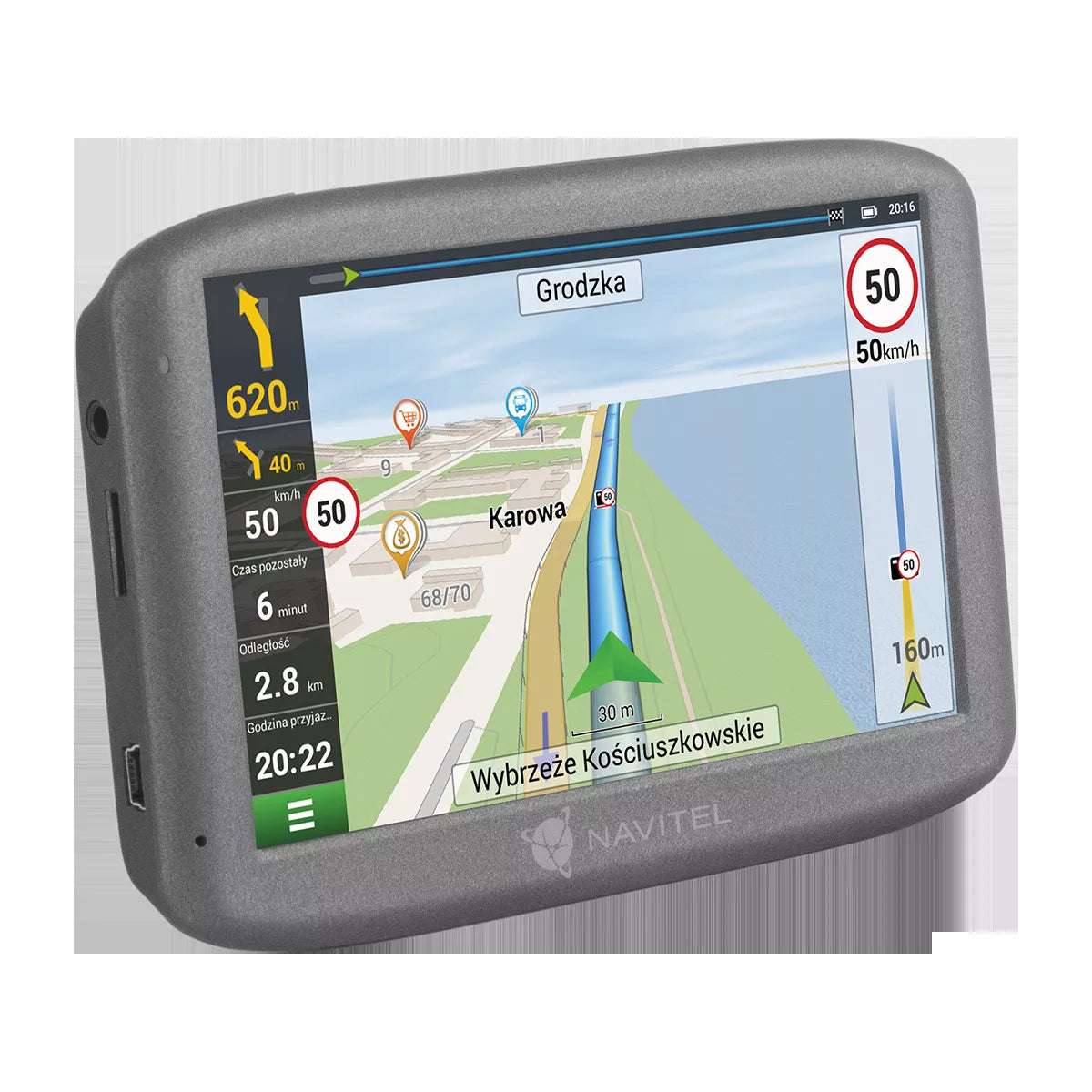 Automobilinė navigacija su 47 Europos šalių žemėlapiais