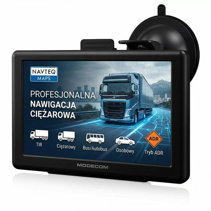 GPS navigacija sunkvežimiams 12,7 cm TRUCK , BUS su USB-C ir greičio matuokliais 2026