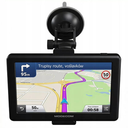 GPS navigacija sunkvežimiams 12,7 cm TRUCK , BUS su USB-C ir greičio matuokliais 2026