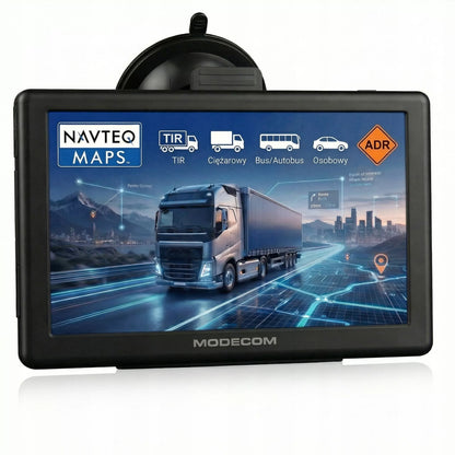 GPS navigacija sunkvežimiams 12,7 cm TRUCK , BUS su USB-C ir greičio matuokliais 2026