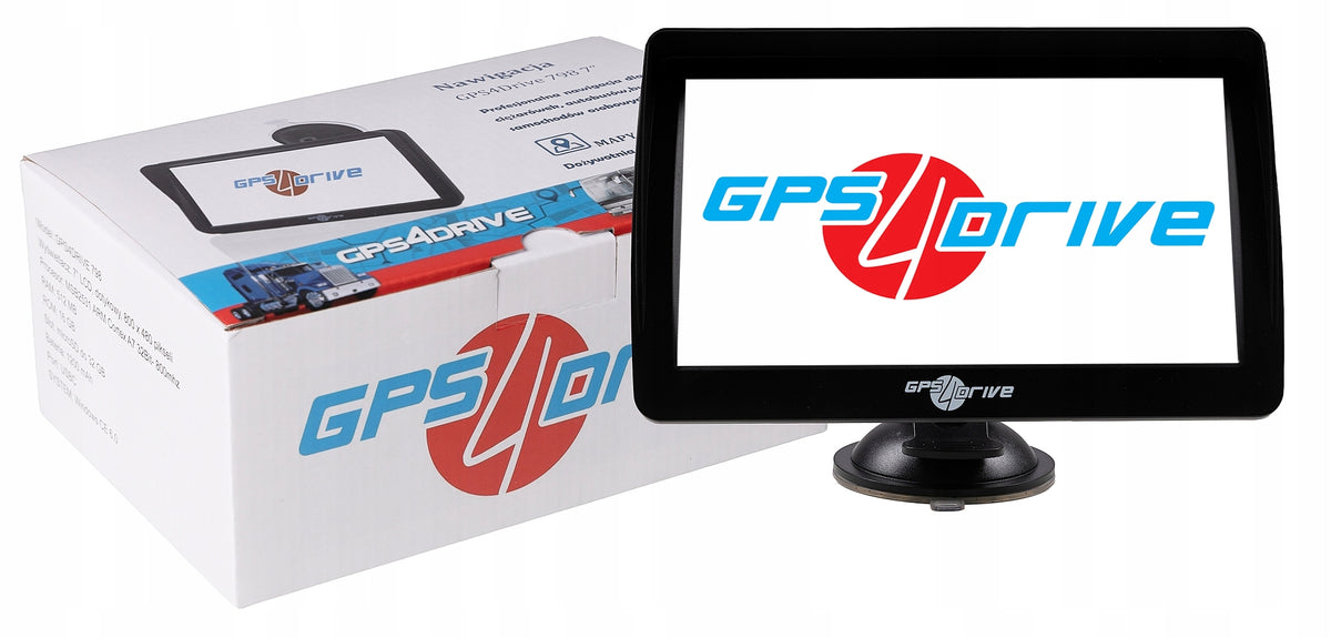 GPS navigācija 7 collas kravas automašīnām, autobusiem un vieglajām automašīnām — Gps4Drive 798 (ES kartes)