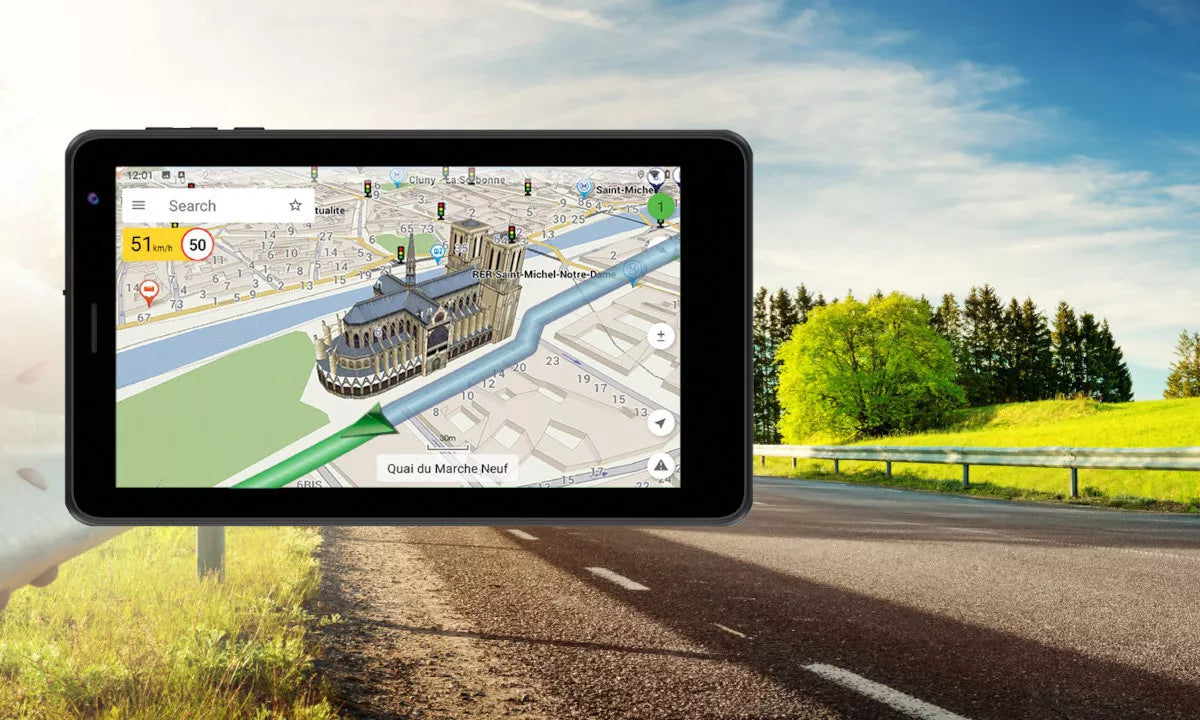 GPS navigacija 4G LTE  su 64 GB