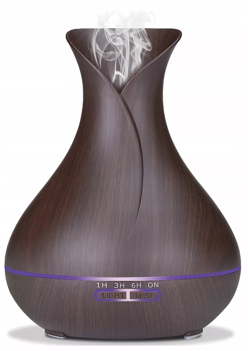 Oro drėkintuvas su difuzoriumi Platinet LED 7 spalvų 400ml + Aliejus