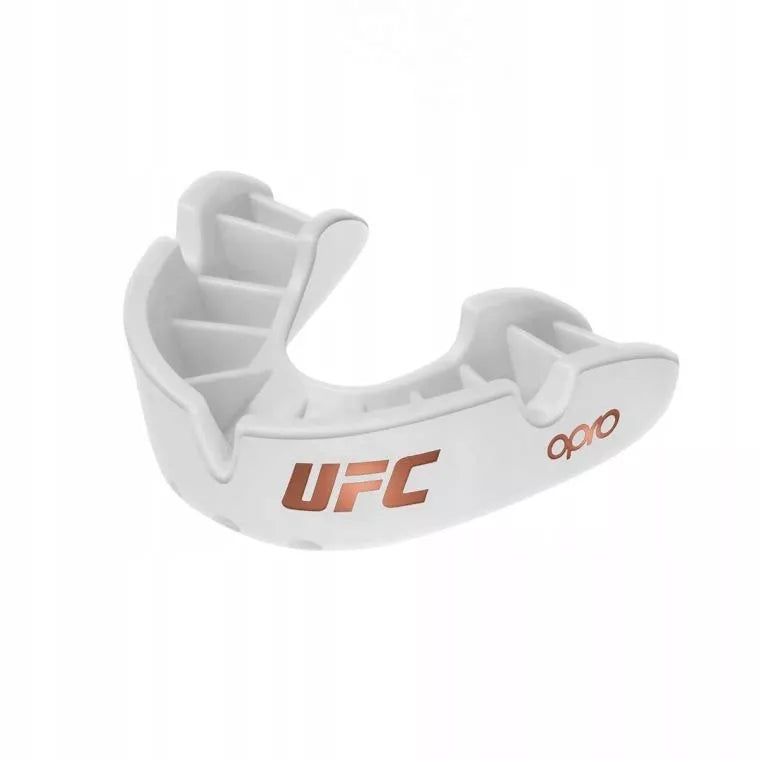 Dantų apsauga Opro UFC Bronze GEN2 viengubo sluoksnio balta