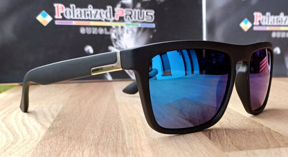 Akinuliaziniai saulės akiniai su poliarizuotais lęšiais ir UV400 apsauga