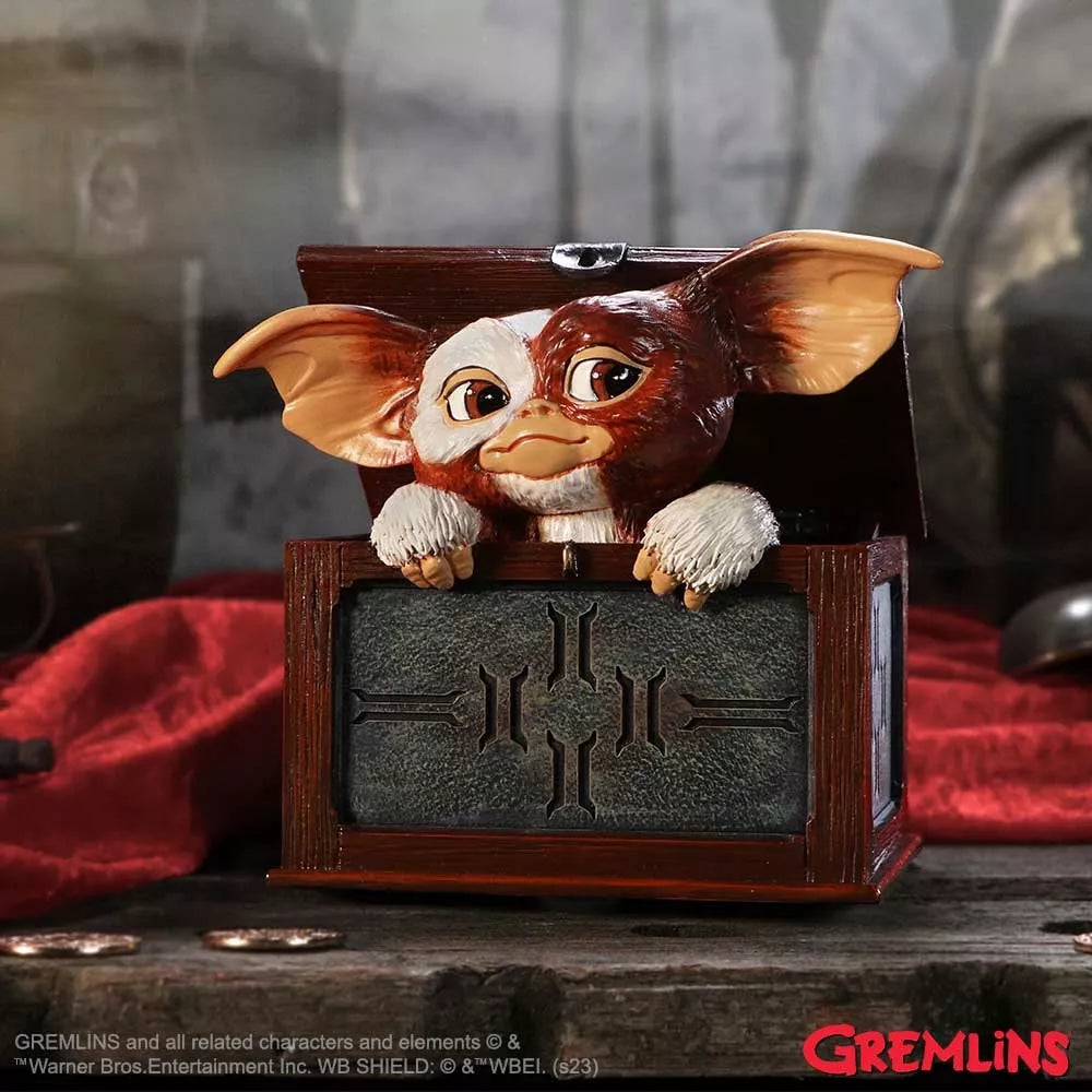 Oficialiai licencizuota "Gremlins" Gizmo dėžutėje, rankomis tapyta