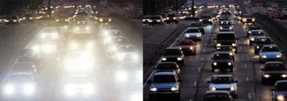 Poliarizuoti geltoni akiniai naktiniam važiavimui vairuotojams + dėklas