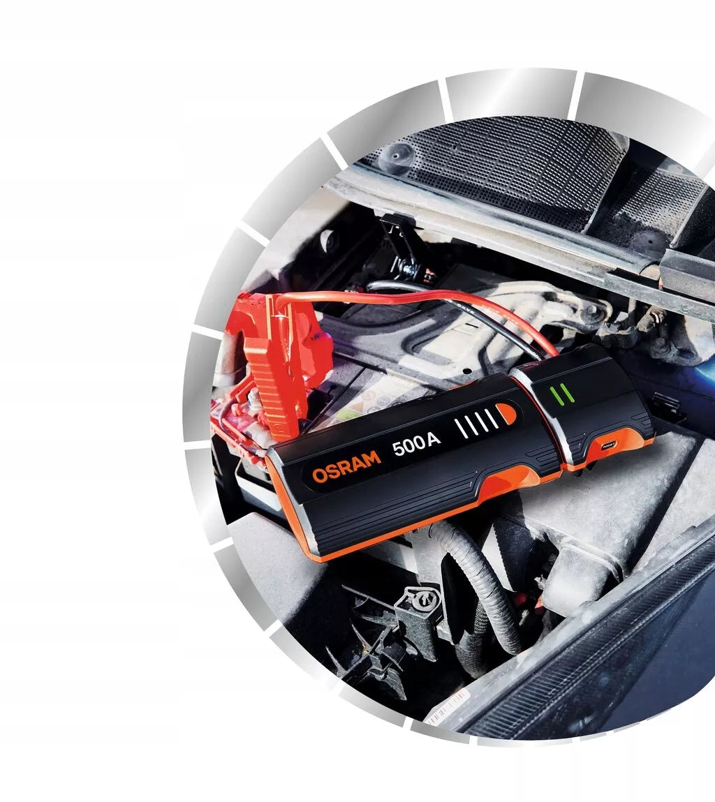 Automobilio paleidimo įrenginys Booster Jump Starter 500 12V