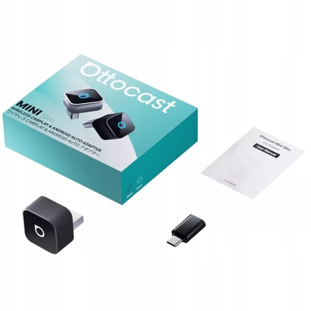 Mini Slim – Belaidis CarPlay & Android Auto adapteris
