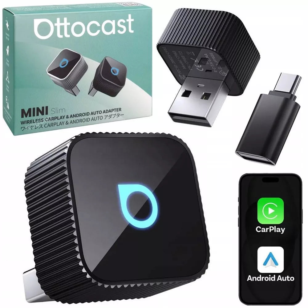 Mini Slim – Belaidis CarPlay & Android Auto adapteris