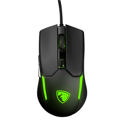 RGB žaidimų pelė Pantherise Venom II – Minecraft, 12 400 DPI, 20 mln. paspaudimų